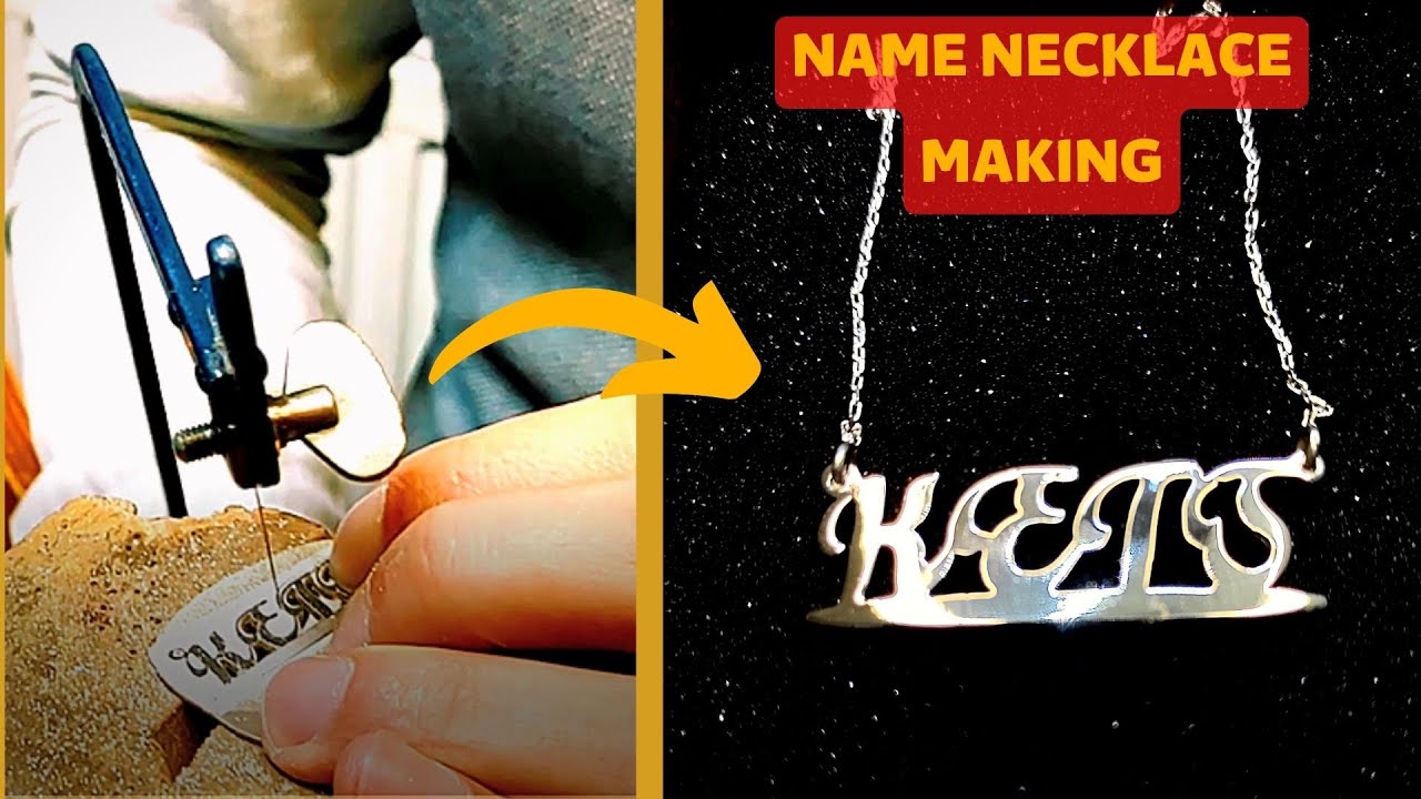КАК СДЕЛАТЬ ИМЕННОЕ ОЖЕРЕЛЬЕ ВРУЧНУЮ (Сделай сам)