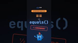 The interviewer asks: == vs equals(),what’s the difference#java #javadeveloper #interviewquestions