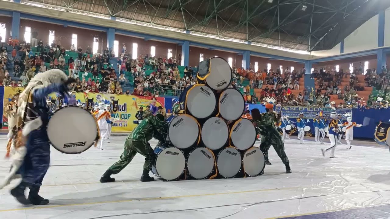 SMK PENERBANGAN LANUD ISWAHYUDI LOMBA DRUMBAND KAPOLRES MADIUN KOTA CUP 2023