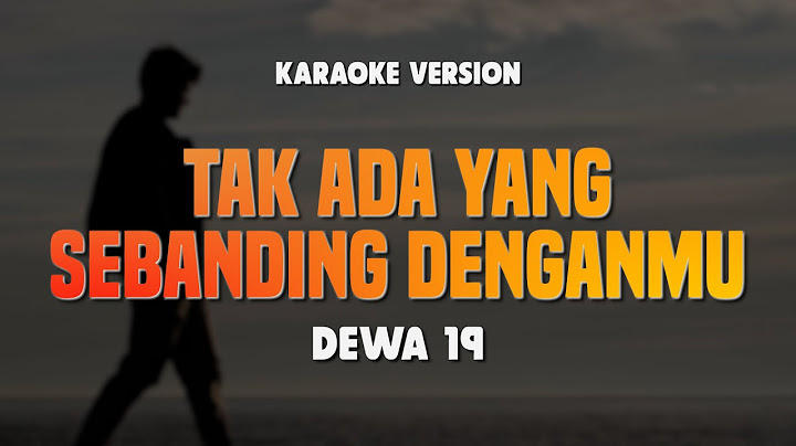 TAK ADA YANG SEBANDING DENGANMU - DEWA 19 | El - Syifa Version | Lirik Lagu Karaoke Terbaru 2025