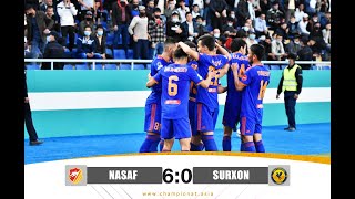 Superliga. Nasaf - Surkhon 6:0. Highlights