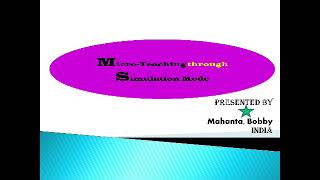 Micro-Teaching through Simulation Mode