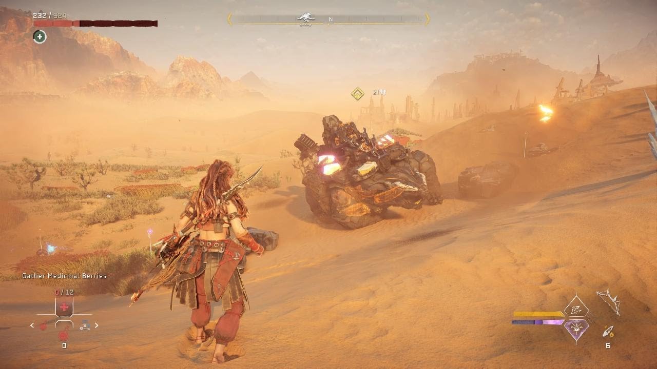 Horizon Forbidden West killing a Shellsnapper - YouTube