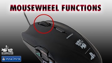 The amazing mousewheel functions of the FragFx Piranha PS4
