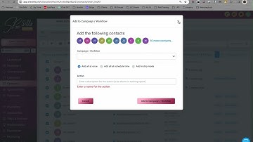 How to add contacts to a workflow in GHL  (High Level)