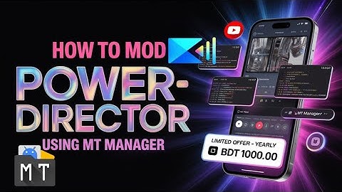 How to mod Power director App Using Mt manager. Smali coding. reverse engineering.#mtmanager by HK
