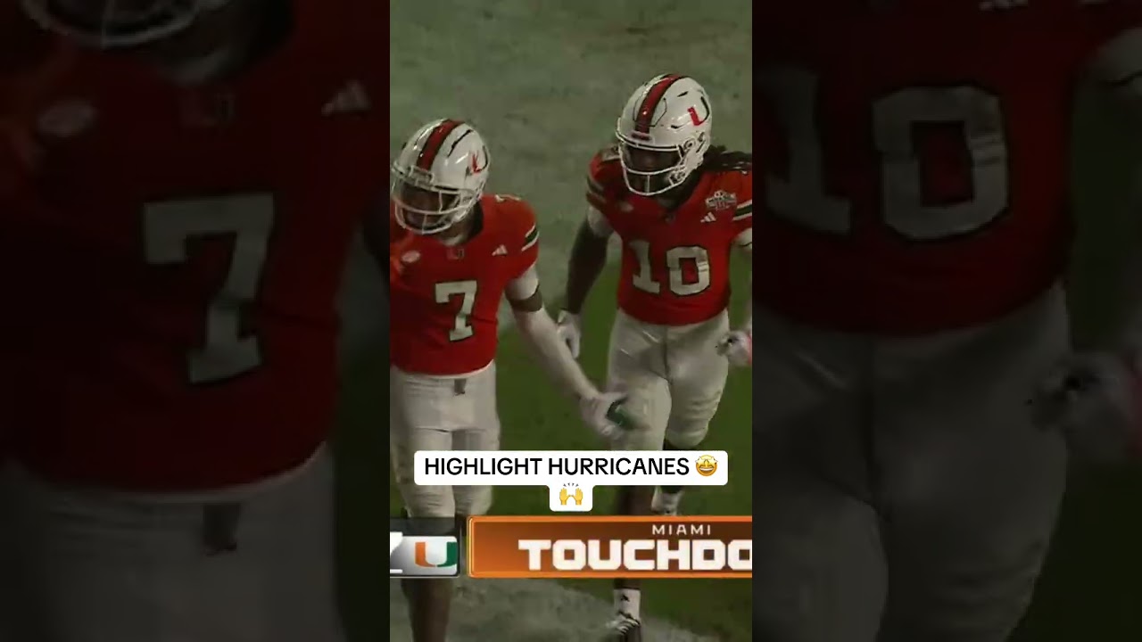 Miami’s WR room has been must-see TV this season 🎬🔥 