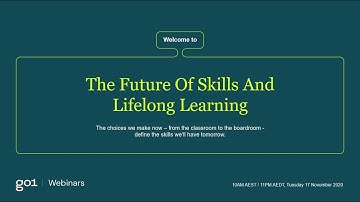 [Webinar] The Future of Skills and Lifelong Learning with PwC
