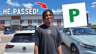 LORENZO PASSED HIS DRIVING TEST!