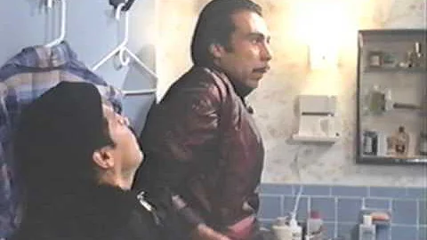 Easy Money bathroom scene. Taylor Negron.