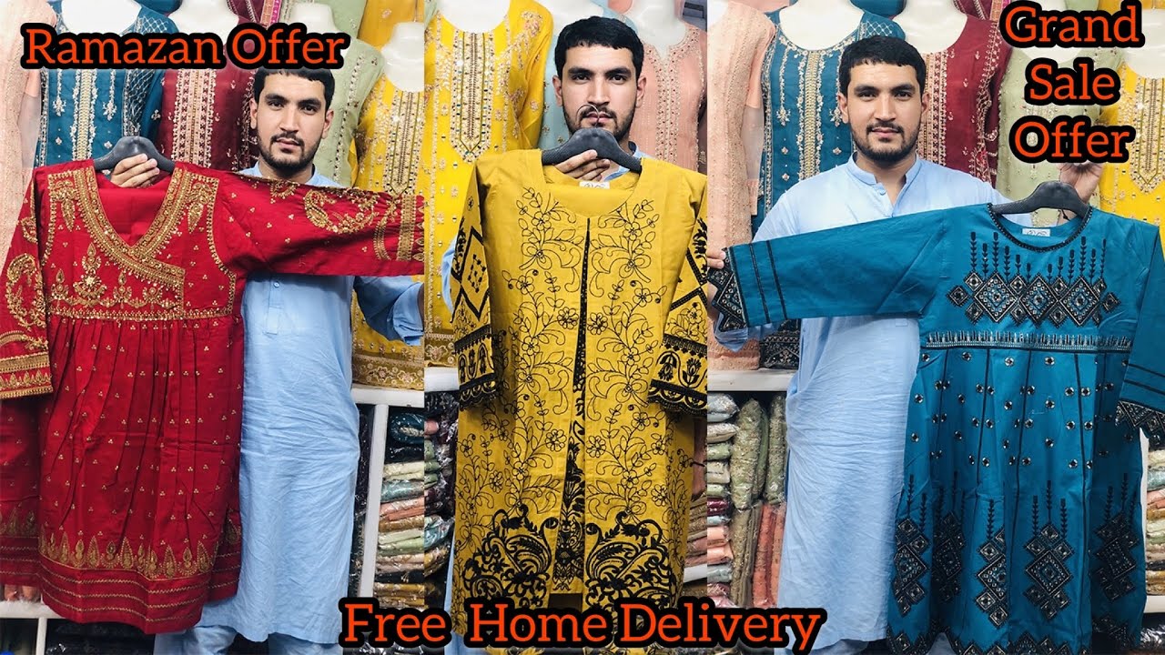 Pakistani stitched designer dresses | Low budget readymade dresses | New Arrivals