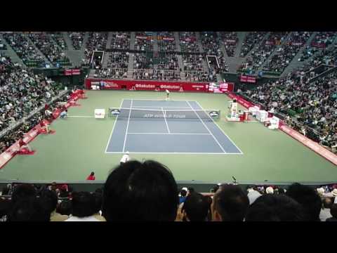 2012 楽天オープン決勝 錦織、優勝を決め感極まり涙する！