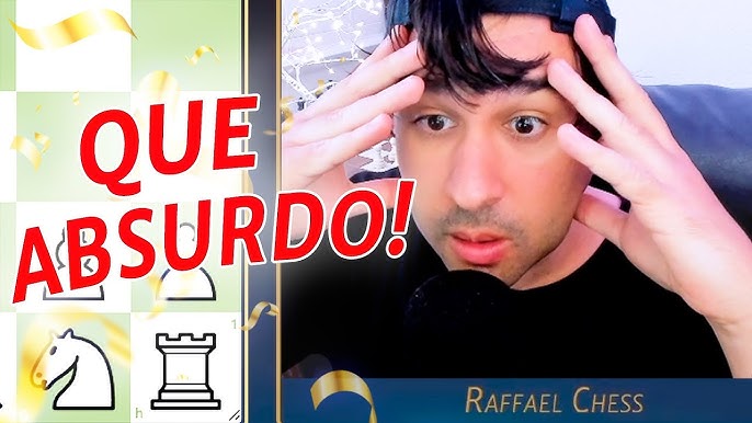 CHEGUEI em um RATING INACREDITÁVEL - Raffael Chess Jogando Blitz 