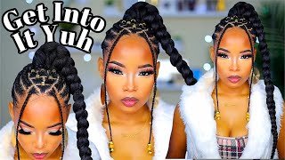 Braided Ponytail With Braiding Hair For Beginners Feat BTL Products
