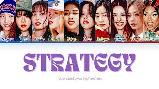 (WITH BRIDGE) TWICE - 'Strategy (feat. Megan Thee Stallion)' Color Coded Lyrics | nobodift