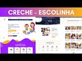TEMPLATE ELEMENTOR PARA CRECHE - TEMPLATE ELEMENTOR ESCOLINHA