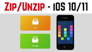 In this video, i show you how to create a “zip” or other archive
of your files on iphone ipad and then unzip these using the very cool
“worklow...