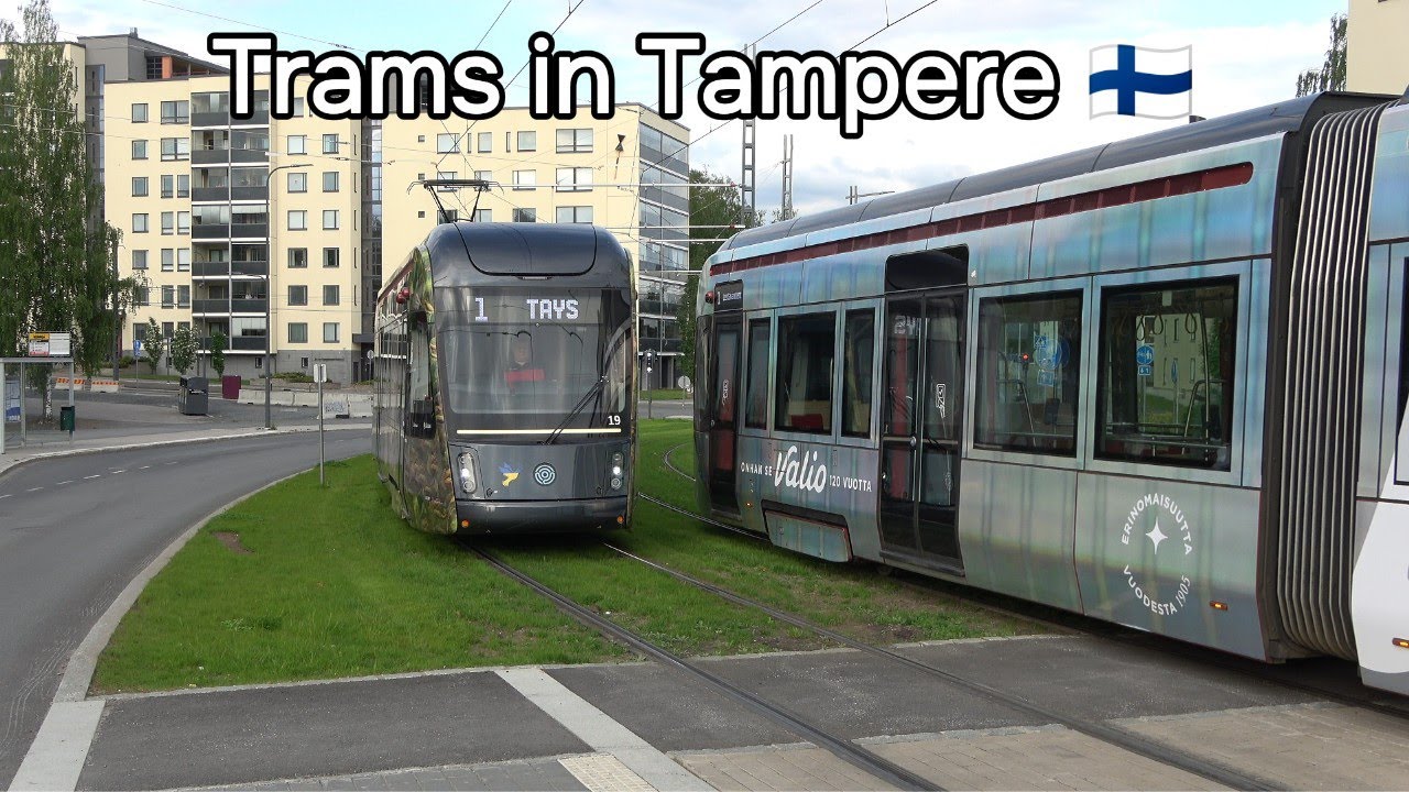 Trams in Tampere, Finland