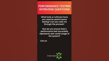Performance Testing Interview Questions for experienced | #testing  #shorts #performancetest