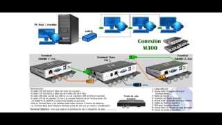 Conexion de terminales (Kit) M300 de Ncomputing