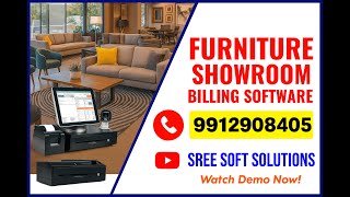 Best Billing Software Furniture Showroom, Interior Decor Showroom,  Super Market@SreeSoftSolutions screenshot 5