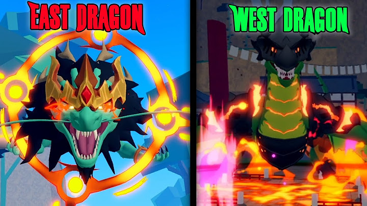 Why East Dragon Vs The West Dragon ISNT CLOSE (Blox Fruits)