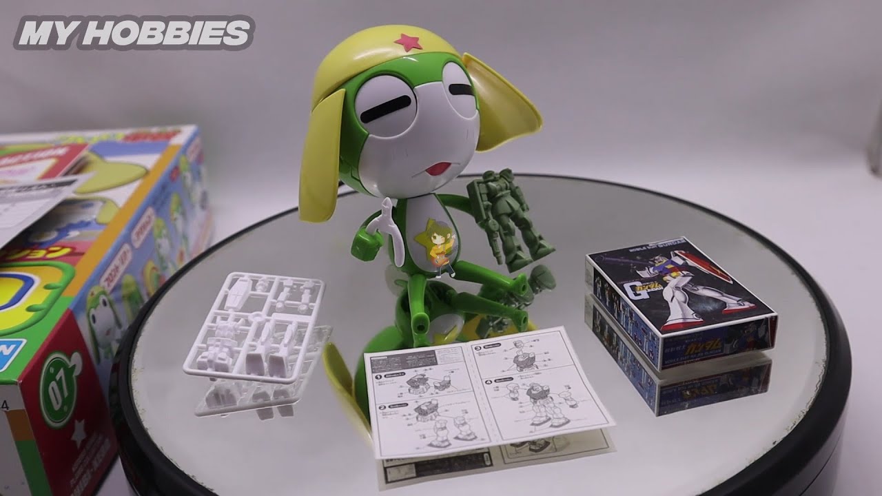 Sergeant Frog Keroro Plastic Model Collection DX02 Platoon set plus secret base