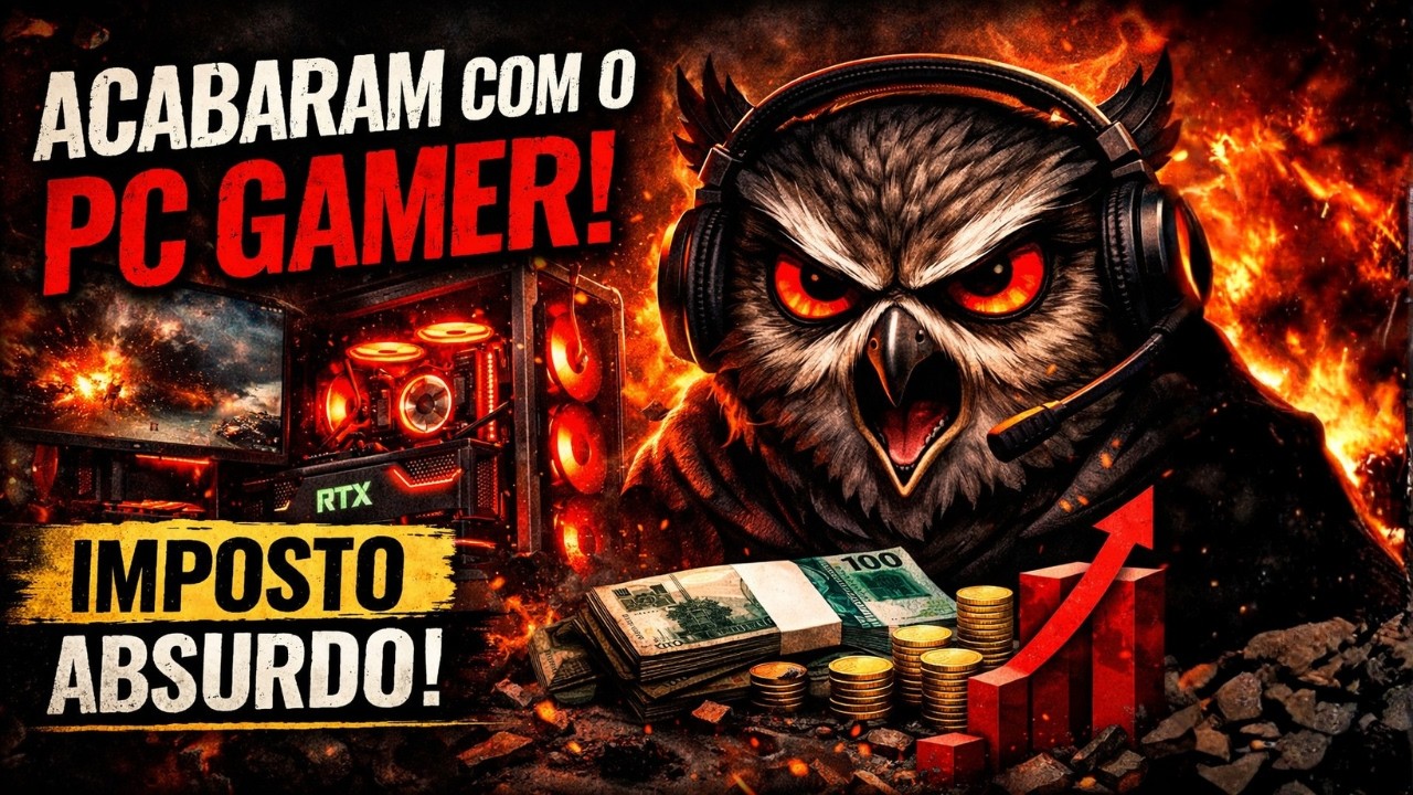 NOVO IMPOSTO TORNARÁ O PC GAMER INACESSÍVEL (DESABAFO)