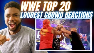 🇬🇧BRIT Reacts To WWE TOP 20 LOUDEST CROWD REACTIONS TO RETURNS!