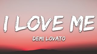 Demi Lovato - I Love Me (Lyrics) chords