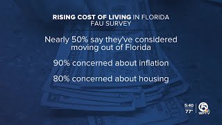 Nearly 50% of Floridians are considering leaving the state, FAU study says