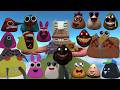 SPARTAN KICKING POU BOU FAMILY FROM BOUS REVENGE Of POU and SPIDER POU in BIG CITY Garrys Mod!
