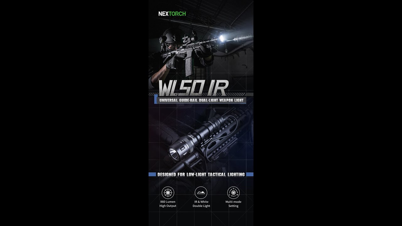 Nextorch WL50 IR ติดปืนยาว ชาวอินฟราเรด