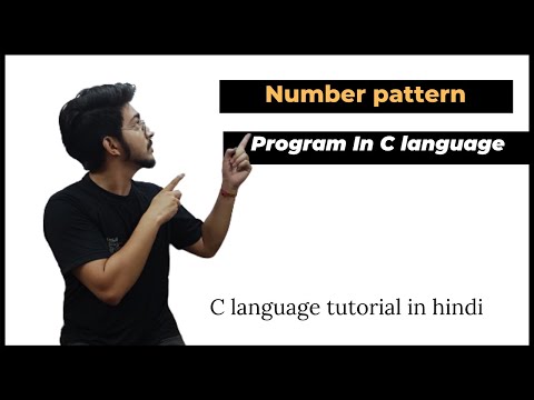 C program to print number pattern with 1, 0 at alternate rows : C LANGUAGE IN HINDI.