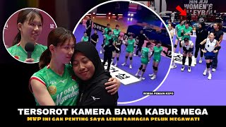 LEBIH BAHAGIA DPT PELUKAN TIMBANG MVP INI🥶Kotona Hatasyi Tersorot kamera berbincang akrab dg mega🔴