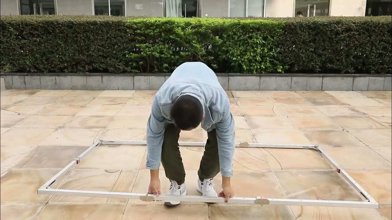 Installing POKITTER FastFold Projector Screen YouTube