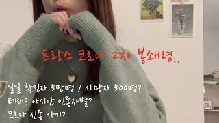 ?? 프랑스 현지 코로나 현황 l 2차 봉쇄령, 이동제한령 / 테러 / 아시안 인종차별 / 신종사기.. 코로나 테스트 후기 l 파리 브이로그 Paris Vlog