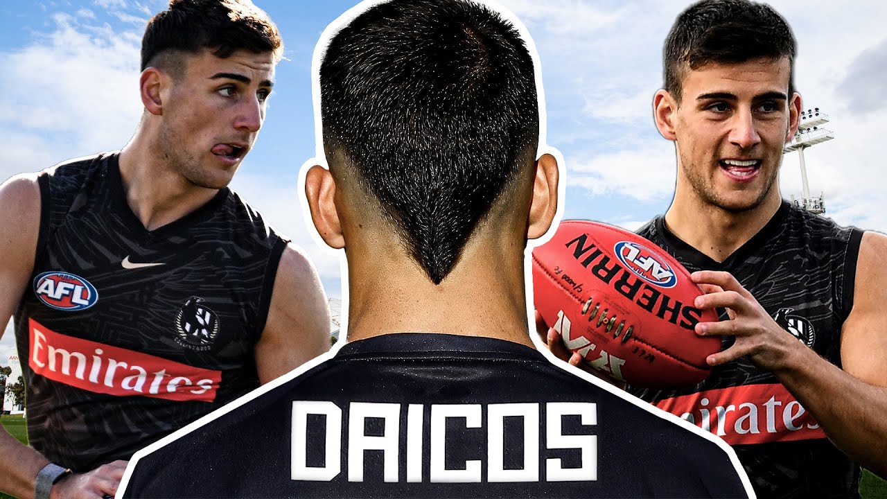 Nick Daicos Mic'd Up at Collingwood training 🗣️🎙️