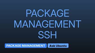 Ubuntu: openssh-server install failure on ubuntu 16.04