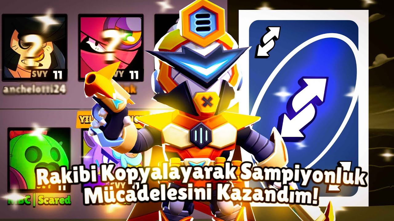 RAKİBİ KOPYALAYARAK ŞAMPİYONLUK MÜCADELESİNİ KAZANDIK!🔥 Brawl Stars