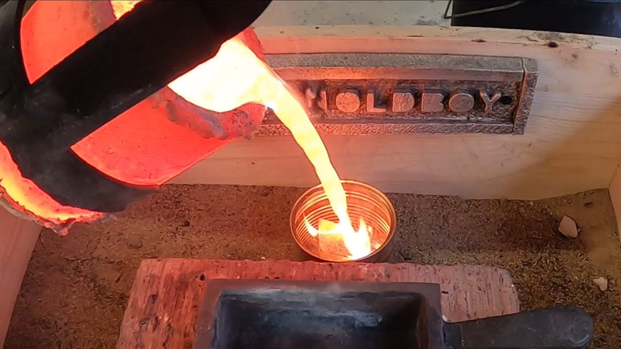 melting brass 9 YouTube