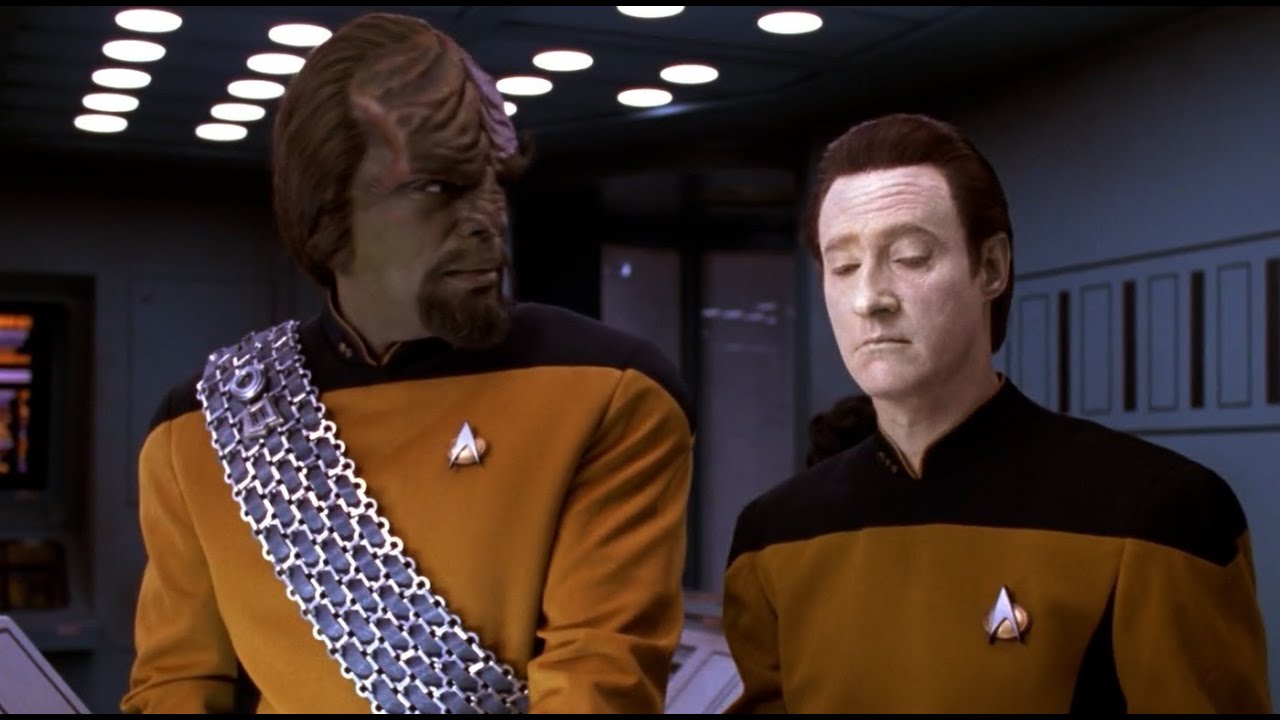 Data Trolls Worf Big Time 