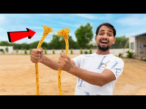 How To Cut Rope Using Only Hands - सिर्फ हाथों से काट दी रस्सी |