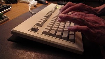 Typing sounds of linearized Hi-Tek 725 Black switches - NMB RT8255C+ keyboard