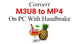 M3U8 to MP4 - Convert With Handbrake (FASTEST METHOD)