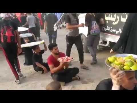 لا يوجد كرم مثل كرمك يااا حبيبي يااا عراق كرم وخدمة العراقيين للزوار في زيارة الاربعين الامام الحسين