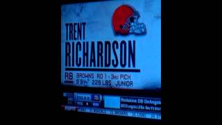 TRENT RICHARDSON-BROWNS DRAFT