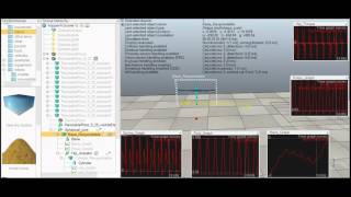 One leg Hopper v1.0, Full control on Position, V-REP