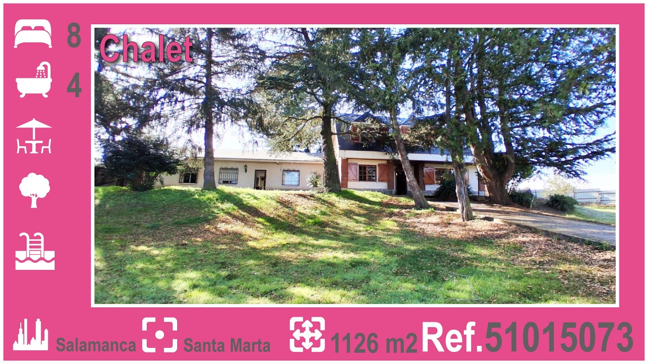 51015073 Urbis te ofrece una parcela con dos chalets en venta en Santa Marta de Tormes, Salamanca