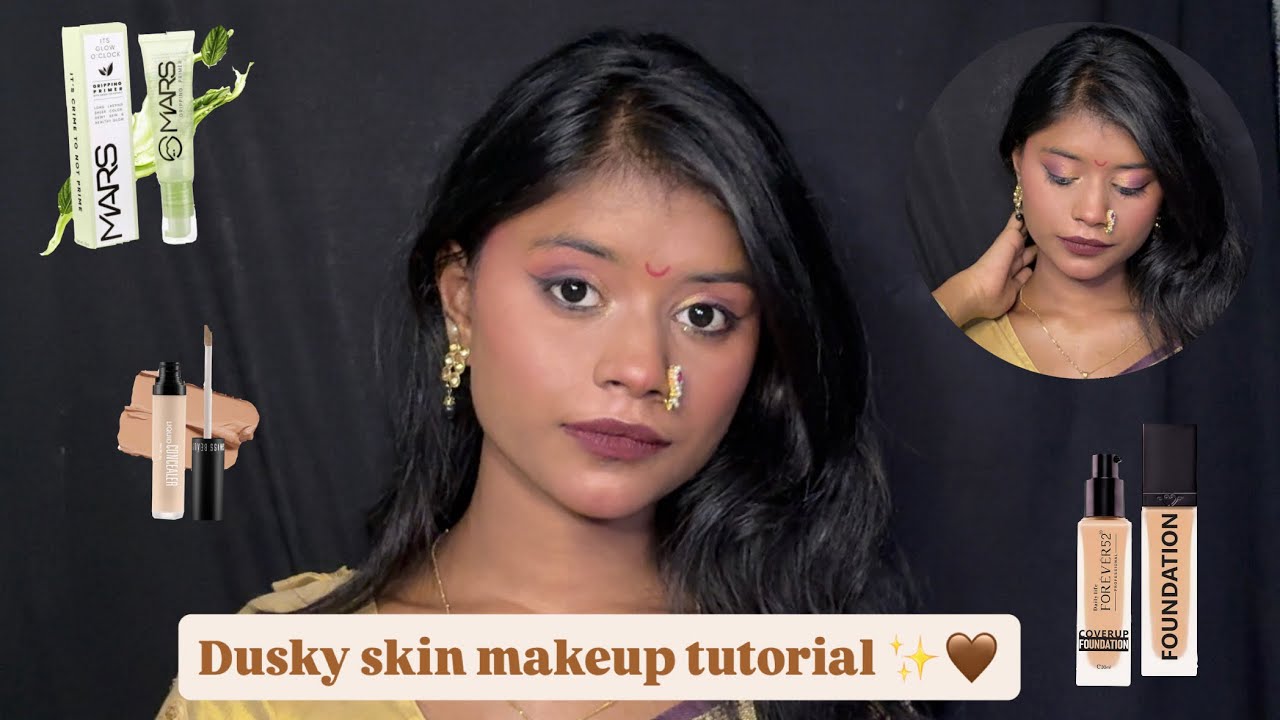 Monsoon Makeup tutorial | Tip and tricks | Dusky skin makeup || 